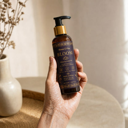 BLOOM Body Silkening Oil — Bakuchiol Body Care for Skin After 45