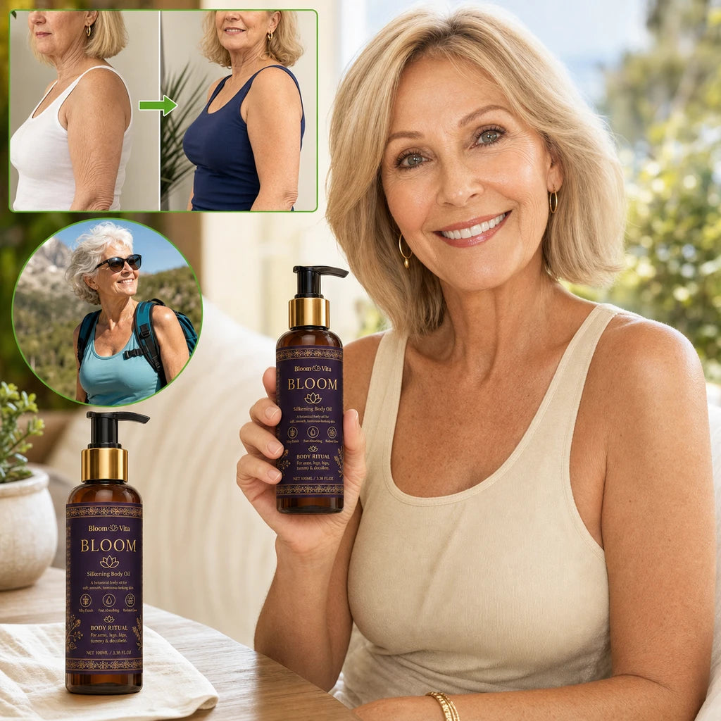BLOOM Olio Setificante per il Corpo - 100% Autentico