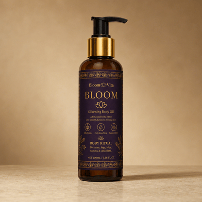 BLOOM Body Silkening Oil — Bakuchiol Body Care for Skin After 45